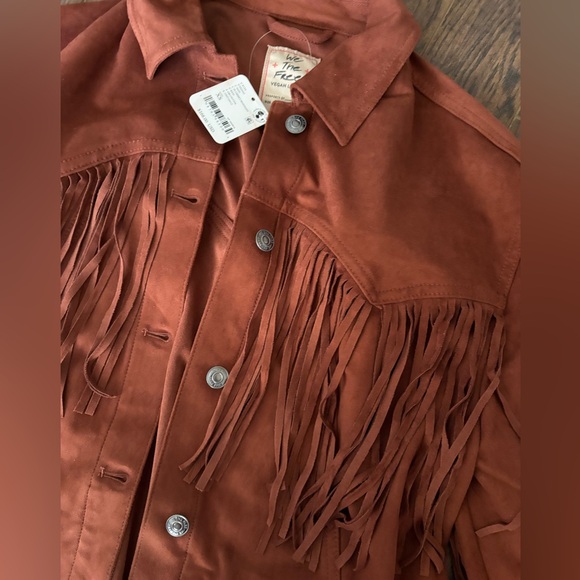 NWT Free People Suede Jacket XS - Picture 8 of 9